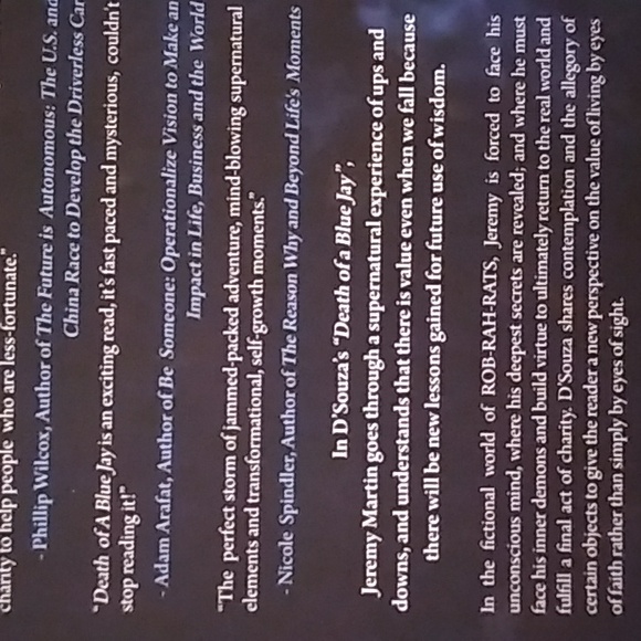 Book Paperback novel Book "Death of a Blue Jay" - Picture 3 of 5